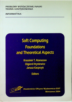 Soft Computing Foundations and Theoretical Aspects