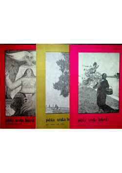 Polska sztuka ludowa rok XXXVIII 4 numery