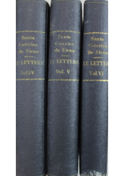 Le lettere di S Caterina da Siena 3 Volumi 1913r