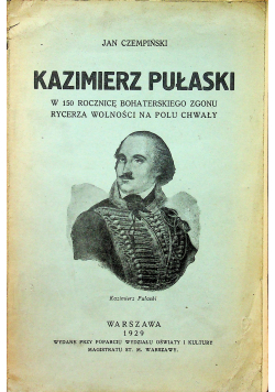 Kazimierz Pułaski 1929 r.