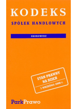 Kodeks spółek handlowych