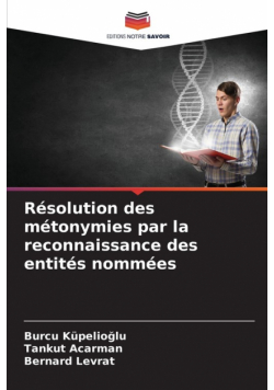 Résolution des métonymies par la reconnaissance des entités nommées