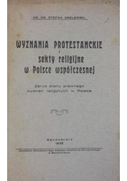 Wyznania protestanckie i sekty religijne w Polsce współczesnej 1935 r.