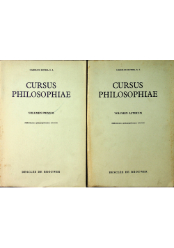 Cursus Philosophiae 2 Tomy
