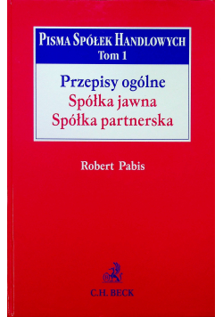 Pisma spółek handlowych Tom I plus CD