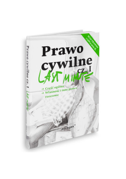 Last Minute Prawo Cywilne Część 1 2021