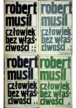 Człowiek bez właściwości Tom 1 do 4