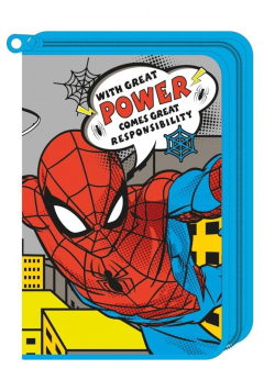 Piórnik z wyposażeniem na 1 zamek Spider Man