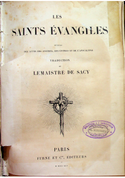 Les saints Evangiles 1841 r.