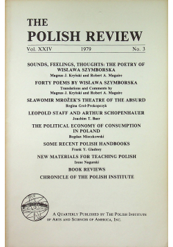 The Polish Review Vol XXIV Nr 3
