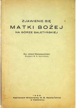 Zjawienie się Matki Bożej 1936 r.