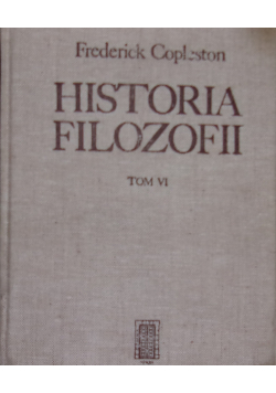 Historia filozofii Tom VI
