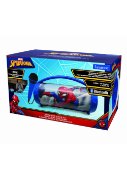 Głośnik z mikrofonem Boombox Spider Man Lexibook BTP585SPZ