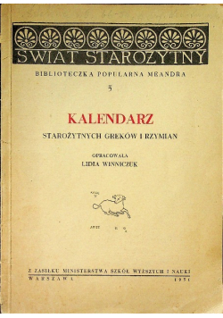 Kalendarz Starożytnych Greków i Rzymian
