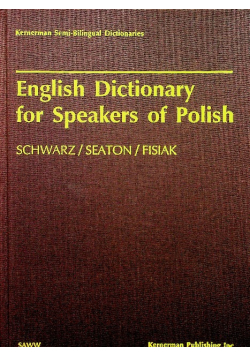 English Dictonary for Speakers of Polish