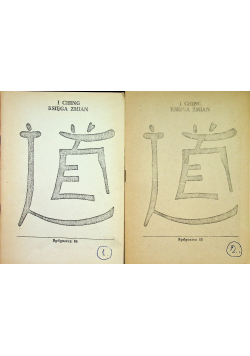 I Ching księga zmian Część I i II
