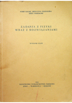 Zadania z fizyki wraz z rozwiązaniami