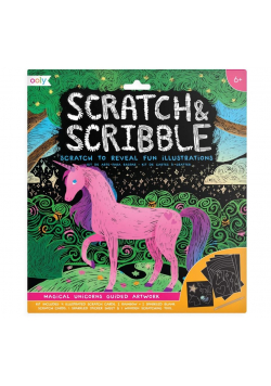 Zdrapywanki Scratch & Scribble Magiczne jednorożce