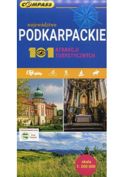 Mapa tur. - Województwo Podkarpackie 1:200 000
