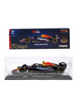 Bburago Formula F1 Oracle Red Bull Rb19 Miami Livery Sergio Perez 1:24