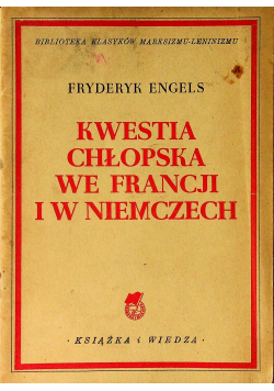 Kwestia chłopska we Francji i w Niemczech 1949 r.