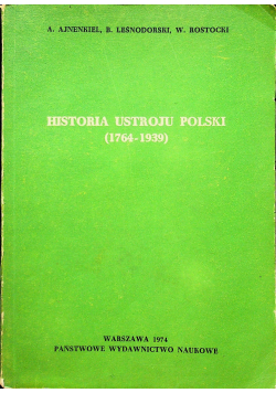 Historia ustroju Polski 1764 1939