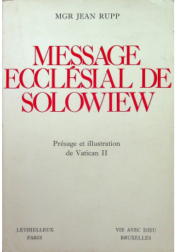 Message Ecclesial de Solowiew