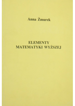Elementy matematyki wyższej