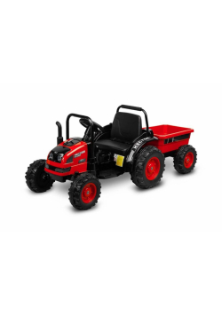 Pojazd akumulator traktor Hector red
