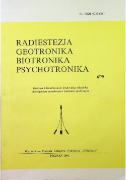 Radiestezja geotronika biotronika psychotronika
