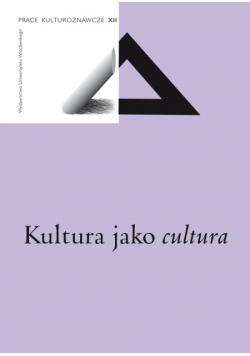 Kultura jako cultura