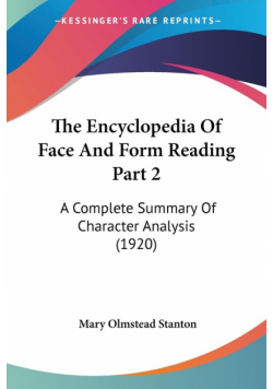 The Encyclopedia Of Face And Form Reading Part 2