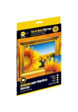Papier foto A4/20ark błyszcz. Czerpany YELLOW ONE
