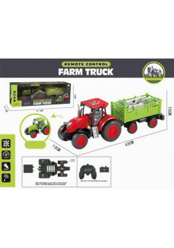 Traktor z przyczepą zdalnie sterowany mix