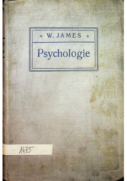 Psychologie 1909 r.