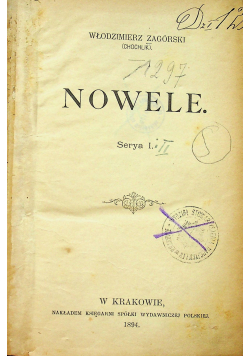 Zagórski Nowele Serya I i II 1894 r.