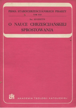 O nauce chrześcijańskiej sprostowania Tom XXII