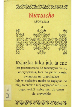 Nitzsche Aforyzmy