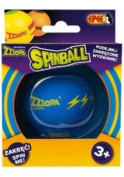 Spinball - Zakręcona zabawa niebieska z żółtym