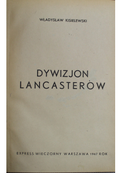 Dywizjon lancesterów, 1947r.