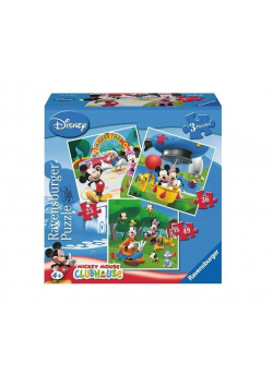 Puzzle 3w1 Park Myszki Miki