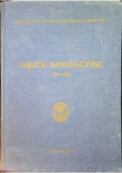 Tablice nawigacyjne TN - 74