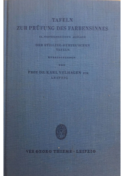 Tafeln Zurprufung des Farbensinnes