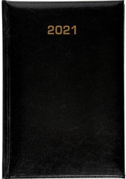 Kalendarz 2021 Tygodniowy A4 Baladek czarny ANIEW