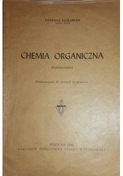 Chemia organiczna 1946 r.
