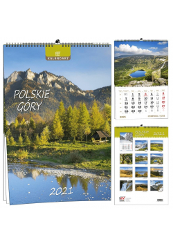 Kalendarz 2021 7 Plansz Polskie Góry EV-CORP