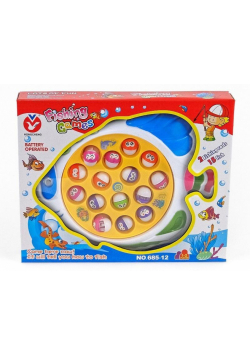Rybki z wędką na baterie