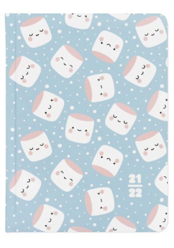 Kalendarz książkowy 18M 2021/2022 Marshmallow ALBI