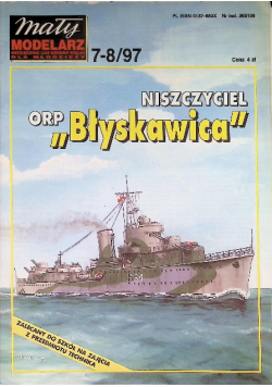 Niszczyciel ORP Błyskawica Nr 7 i 8 / 97