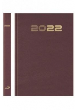Kalendarz 2022 B7 Standard bordowy